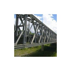 Portable Bailey Bridge Heavy Load Capacity , Strong Structure Rigidity