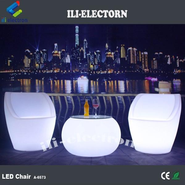 led accent light table Round bar Glowing LED Bar Table