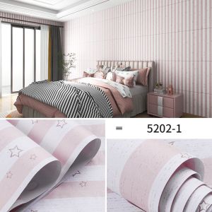 Adhensive Installation Purple 3D Wallpaper for Bedroom Walls PVC Living Room