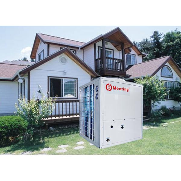 Buy White Air Source Heat Pump For Residential Heating , Cooling And Hot Water Three Working Modes at wholesale prices