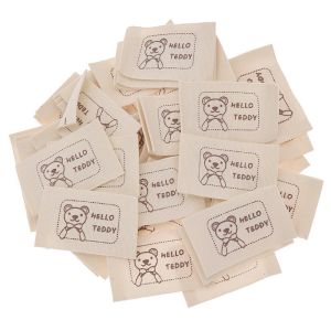 High Quality Custom Logo Clothing Woven Label Garment Size Label Clothing