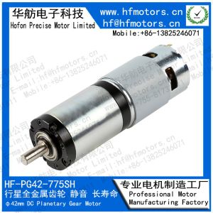 120RPM 12V 24V 42mm Planetary DC Motor PG42-775SH