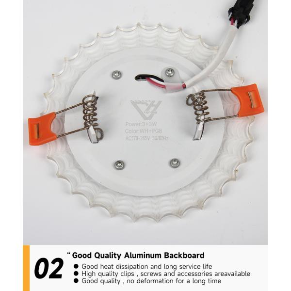 High Brightness Flower Concealed Led Panel Light No Glare 60lm/w CRI80