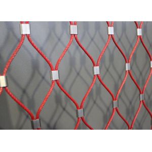 316 X Tend Safety Protection Stainless Steel Cable Netting With Ferrule 60x60 MM