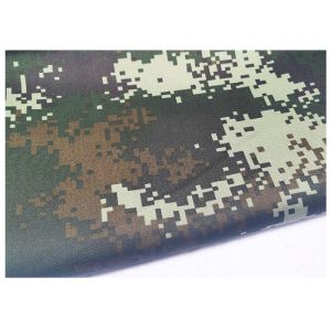 Pure Cotton Twill Drill Camouflage Cloth Anti Static Function For Garment
