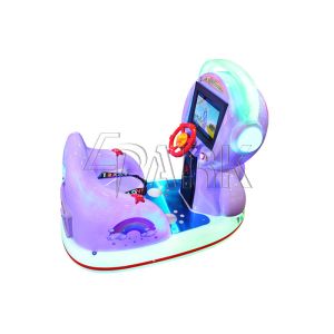 Dog Rocking Ride Kiddie Carnival Game Simulator Fiberglass And Plastic Material