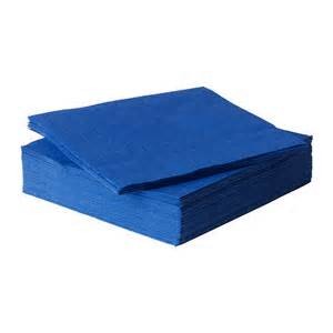 Quality Blue Coctail Napkin for sale