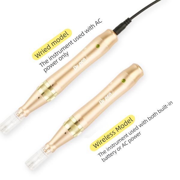 Rechargeable Micro Derma Pen With 5 Level Vibration Speeds Controlled For Spa