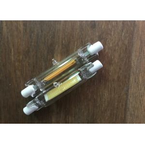 6 Watt G4 LED Lights 600LM 118MM Clear Glass / COB R7S LED Bulb