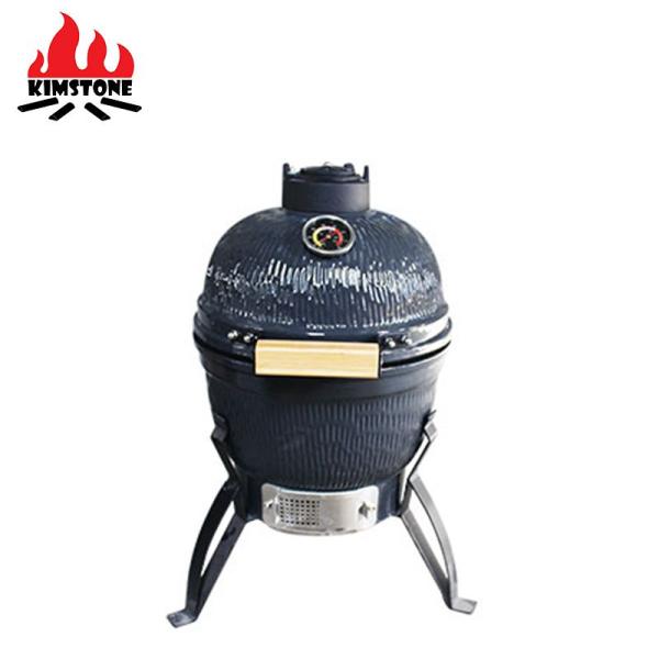 Auplex Kimstone Kamado Style Ceramic Smoker Bbq Grill 13 Inch Charcoal Bbq Grill
