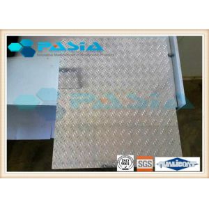 Treadplate Surface Aluminum Honeycomb Panels Aerospace Industry Use Edge Exposed