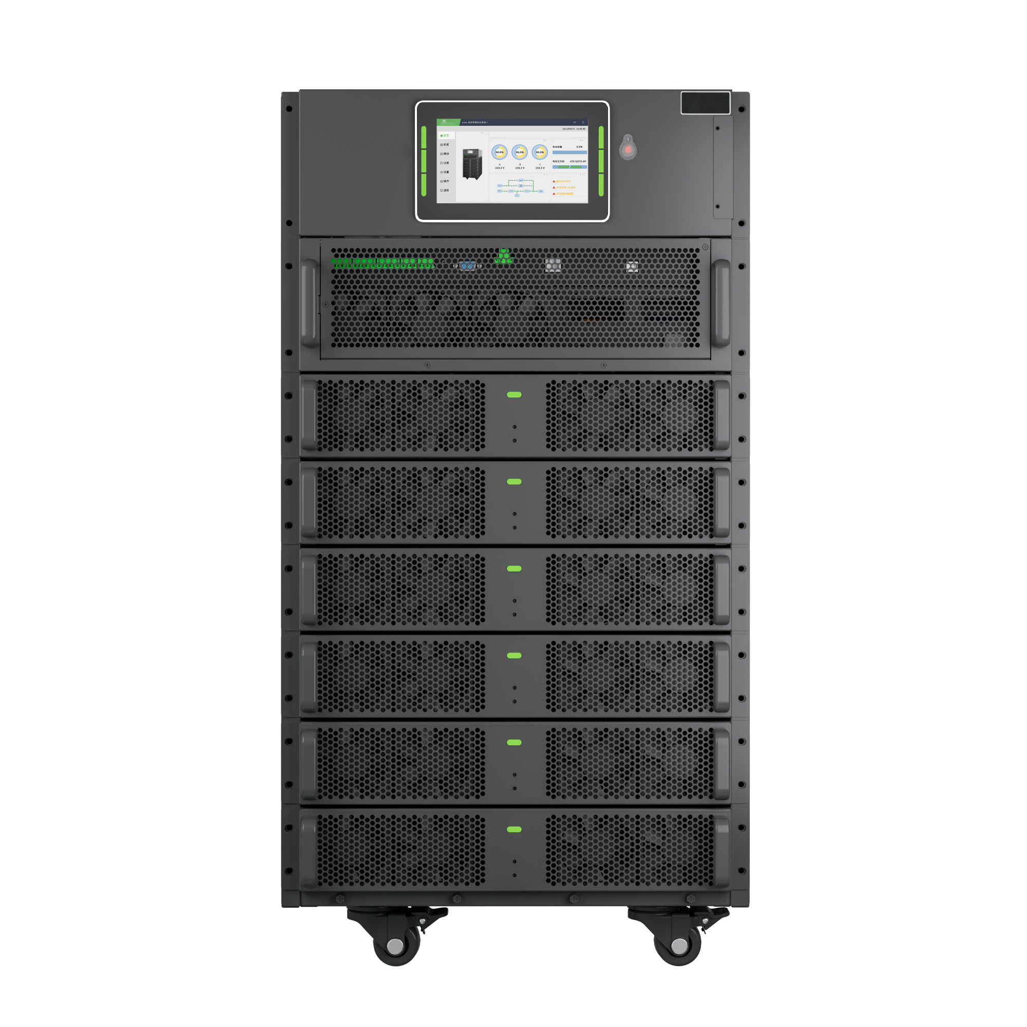 Quality 60kva-120kva Modular Online Double Conversion UPS With 10kw 15kw 20kw Power Module for sale