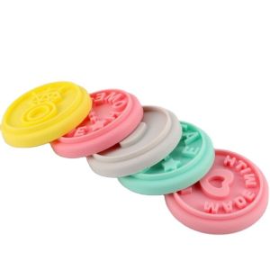 Sustainable Customized Silicone Stamp Food Grade Cookie Stamps with Wooden