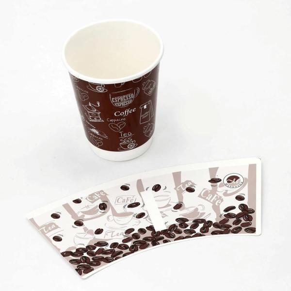 Buy Food Garde Disposable Paper Cup Fan Waterproof Customized Eco Friendly at wholesale prices