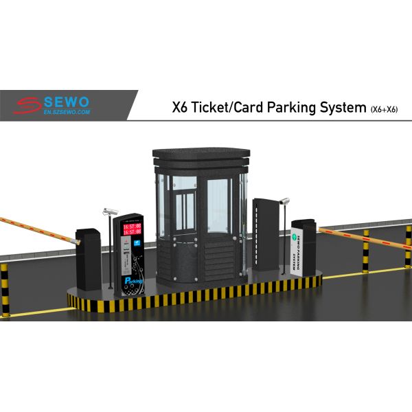 SEWO-X6 Automatic Barrier Gate with 0.4 s Open/Close Time and RS-232 Interface for Vehicle Access Control System