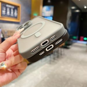 Skin-Friendly Magnetic Magsafe Phone Case Full Camera Protection Shockproof