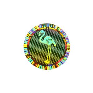 Custom Anti Void Stickers Hologram Die Cut 100microns