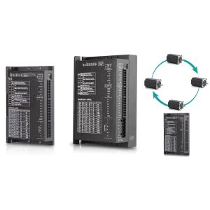 Stable Black Digital Stepper Driver , Multiscene Stepper Motor And Driver