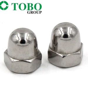 DIN1587 A2-70 Hexagon domed cap fine tooth nuts stainless steel 304 M10 M12 hex