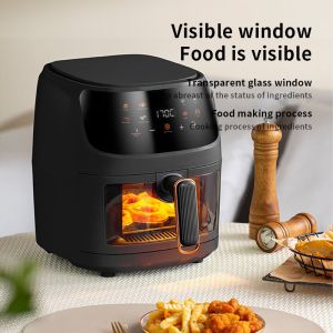 Electric Power Source Visible Window Multi-Function Hot Air Fryer