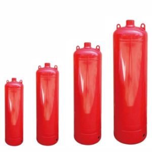 FM200 Steel Cylinder 40-180L Capacity For Fire Suppression With GSG TUV I S O 9