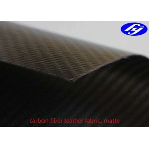 Matte Polyurethane Leather Fabric TPU Coated Twill 3K Carbon Fiber