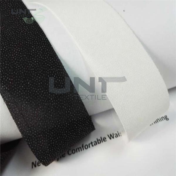 Plain Weave Big Elasticity Waistband Interlining Material For Pants Waist