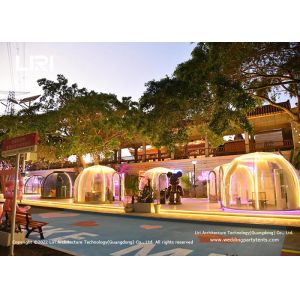 2m Outdoor Event Tents Garden Dining Pods Crystal Dome Tent