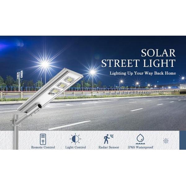 Automated Solar LED Street Light Remote Control Light Control Radar SensorFor Road Lighting