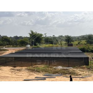 Temperature Controlled Rectangle Light controlled Greenhouse with Shading System