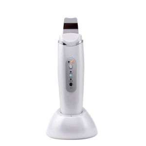 Rechargeable Face Lifting Ultrasonic EMS Skin Scrubber Spatula Exfoliation