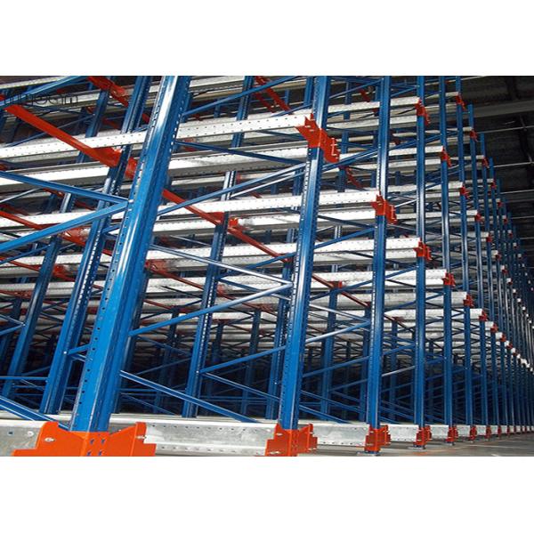 Buy Moveable Radio Shuttle Racking Metal Pallet Rack Storage Stainless Steel Q235 at wholesale prices