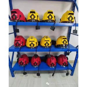 Fire Fighter Helmet ABS IR Thermal Image Camera SOS Alert With Command Software