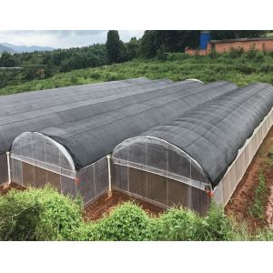 Aluminum Alloy Tomato Farming Tunnel Greenhouse 8*30m Anodizing