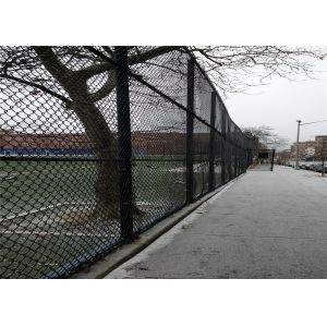 65x65 mm plastic pvc coated chain link wire mesh fence