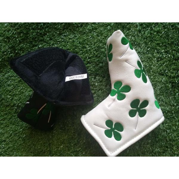 Four Leaf Clover headcover , Golf headcover , golf headcover , putter headcover , headcover