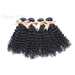 Kinky Weave Mongolian Curly Virgin Hair Extensions No Terrible Smell