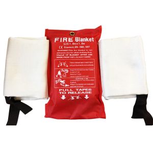 Silicone Coating BS EN 1869 Fire Blanket Fiberglass 1.2*1.2m