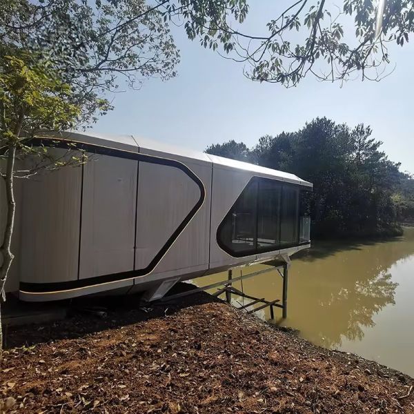 Buy Durable Outdoor Space Capsule Customized Space Capsule Home Prefabricated  at wholesale prices
