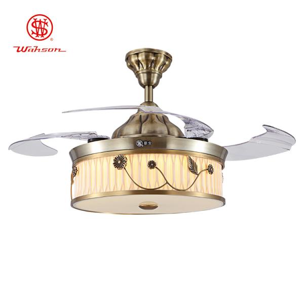 Buy 5250lm Hidden Blade Ceiling Fan With Light at wholesale prices