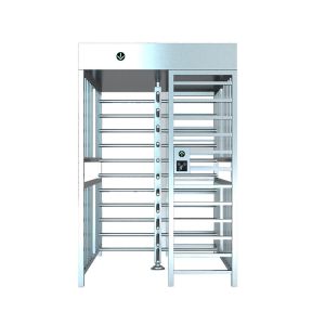 Motorized Automatic Revolving Full Height Turnstile Gate Glass Security