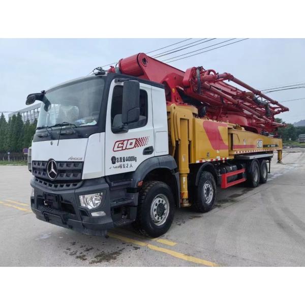 62M Concrete Pump with Mercedes-Benz Truck Concrete Boom Pump High Productivity 180m2