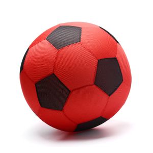 Quality BM-F-r&amp;b Fabric Cover Inflatable Toy Trend for Football Beach Ball Polyester + PVC for sale