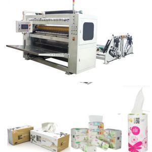 1000sheets/Min Quality Facial Tissue Folding Machine With Automatic Transfer