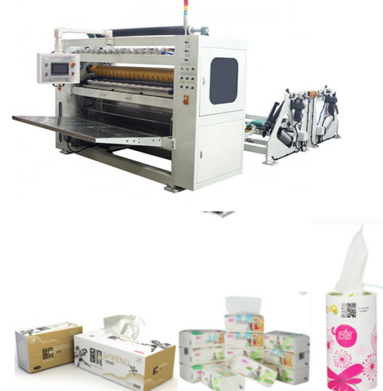 Buy Siemens PLC Multifold V Fold Facial Tissue Lamination Embossing Folding Machine at wholesale prices