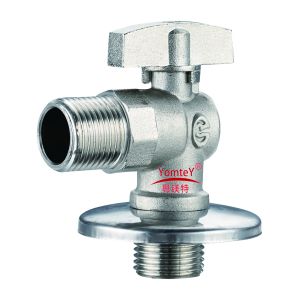 YomteY  Brass Vertical Angle Ball Valve