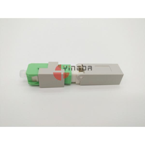 SC Mechanical Fast Fiber Optic Filed Installable Connector APC Green Pre Polished