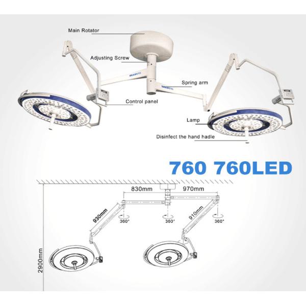High Intensity 160000 Lux Shadowless led operation theatre lights Ceiling