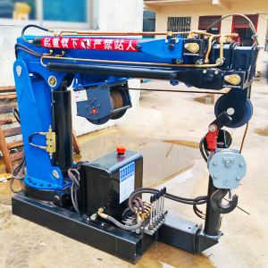 Mini Pickup Truck with 1 Ton Capacity Small Mounted Crane Light for Car