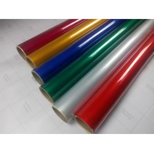 High Visibility Grade Glass Bead Reflective Sheeting Printable Reflective Vinyl